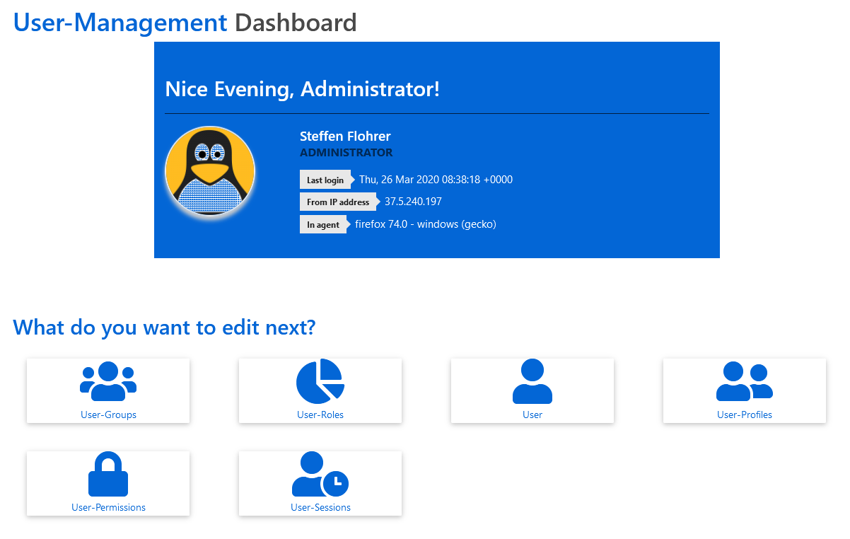 Amaryllis-CMS System User-Management